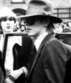 David Bowie Marc Bolan Funeral